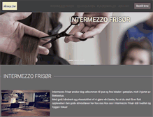 Tablet Screenshot of intermezzofrisor.no